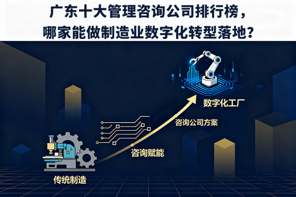 廣東十大管理咨詢公司排行榜，哪家能做制造業(yè)數(shù)字化轉型落地？